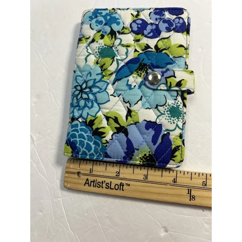 Vera Bradley Snap ID Wallet Blueberry Blooms